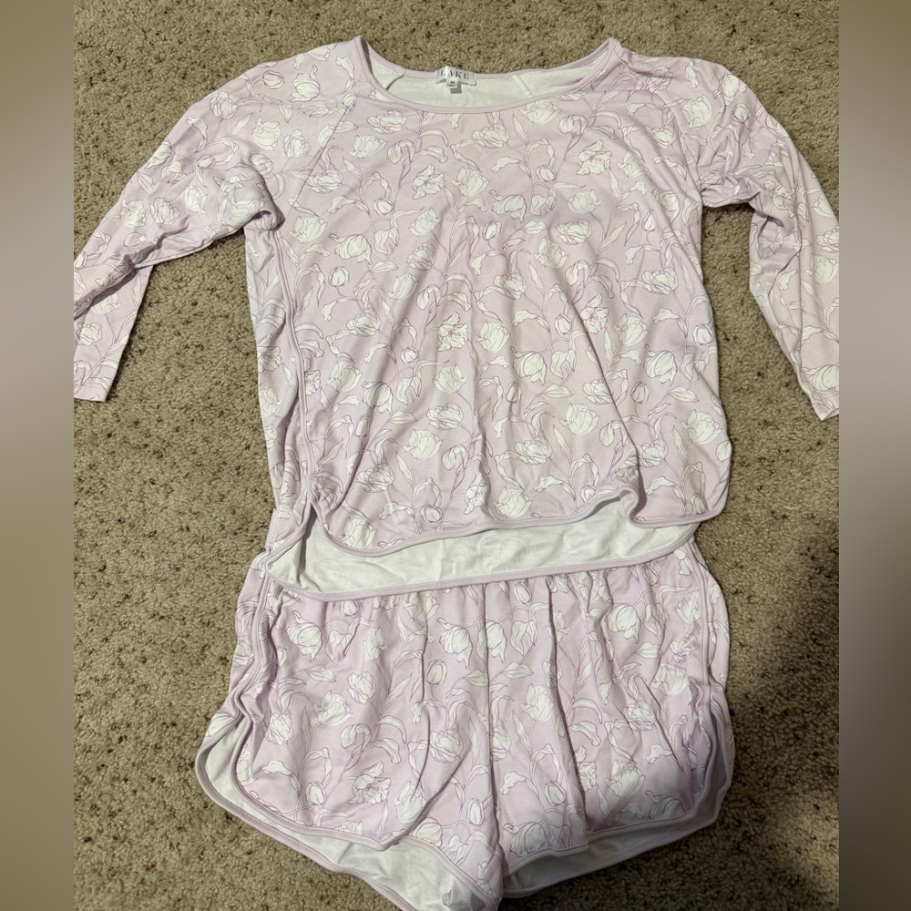 LAKE short sleeve pajama set
